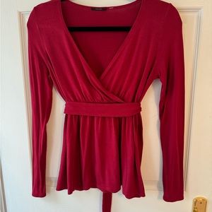 Tahari empire waist top